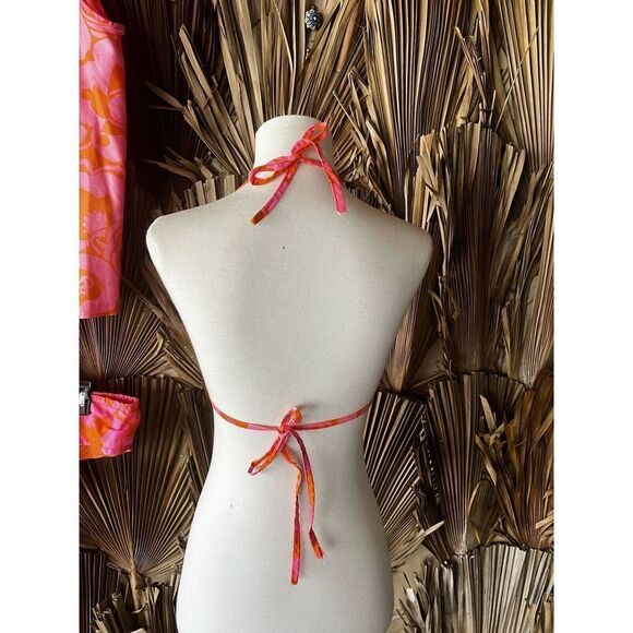 Eeni Meeni Vintage 60s Flower Power Mod Bikini‎ with Coverup Micro Mini Dress - Picture 10 of 12